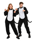 Adult Black Cat Jumpsuit Costume