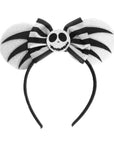 Halloween Skeleton Sequin Bow Headband