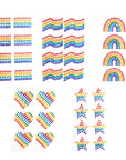 Rainbow Diamante Stickers