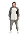 Adult Shark Onesie Costume (Grey)