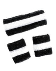Striped Sweatband & Wristband Set (Black)