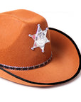 Brown Deputy Sheriff Cowboy Hat