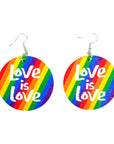 Love Is Love Rainbow Earrings