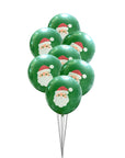 Santa Christmas Balloons (Green)
