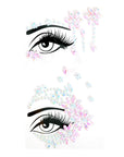 Side Face Diamonte Stickers