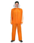Adult Orange Tracksuit Costume