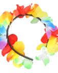 Hawaiian Flower Headband (Rainbow)