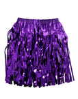 Purple Tinsel Fringe Skirt