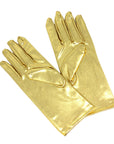 Short Metallic Glove (Gold)