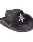 Black Deputy Sheriff Cowboy Hat