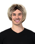 Men's Two Tone Wig (Brown Blonde)