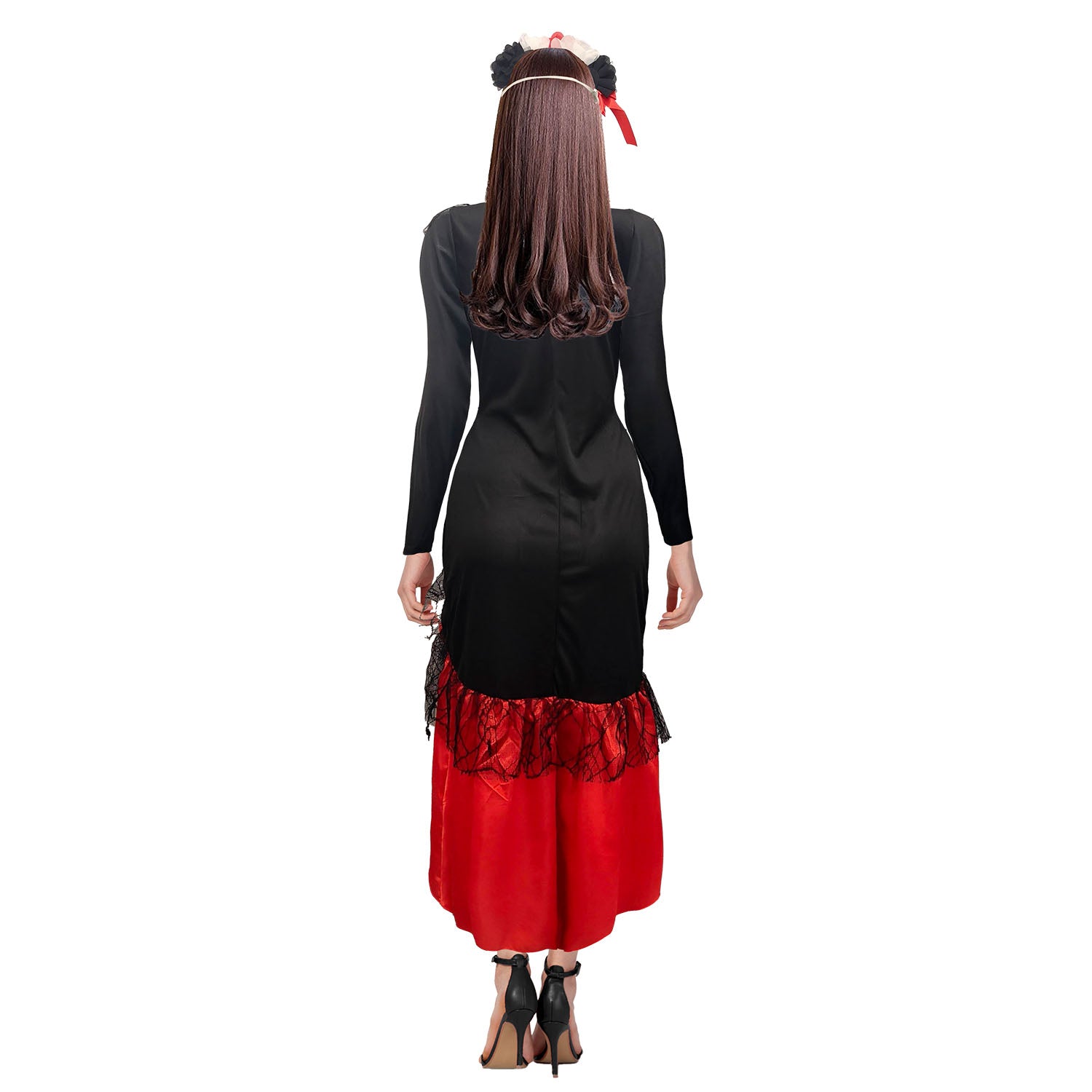 Adult Spanish Señora Skeleton Costume