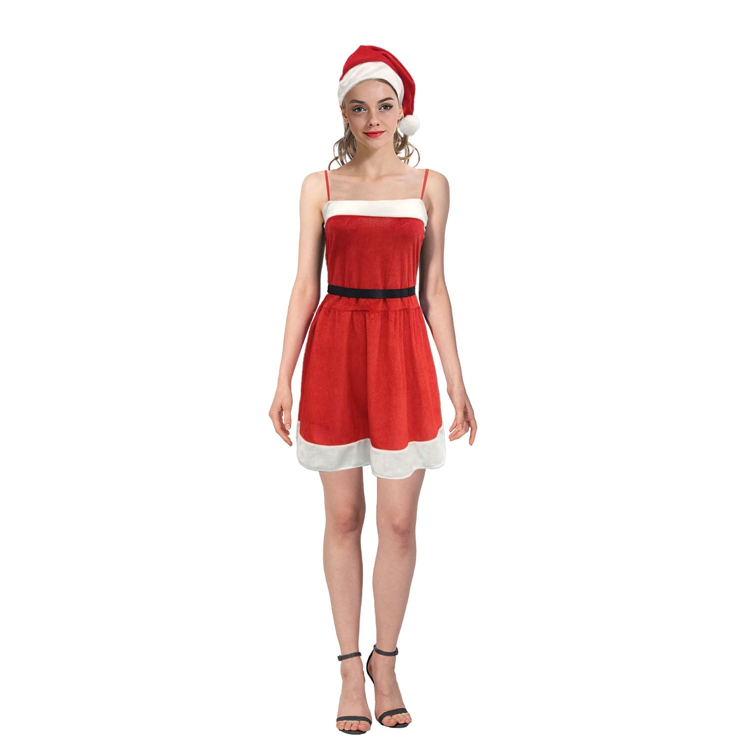Adult Jingle Bell Santa Girl Costume