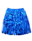 Blue Tinsel Fringe Skirt