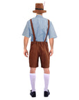 Adult Oktoberfest Beer Man Costume (Blue Brown)