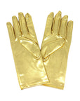 Short Metallic Glove (Gold)