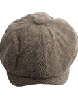 Vintage Old Man Cap (Tweed Brown)