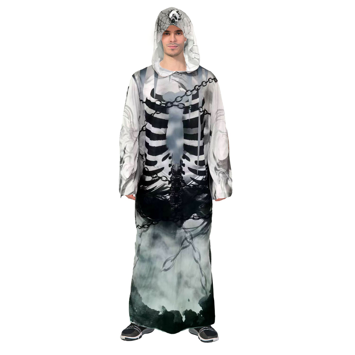 Adult Skeletal Grave Ghoul Reaper Costume