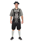 Adult Black Checkered Beer Man Costume