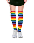Over Knee Socks (Rainbow Stripe)