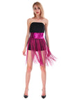 Sequin Belt with Fringe Skirt (Hot Pink)