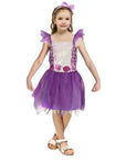 Children Purple Fairy Costume