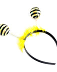 Sequin Bumble Bee Ball Headband
