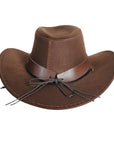 Dark Brown Deluxe Cowboy Hat with Bull Band