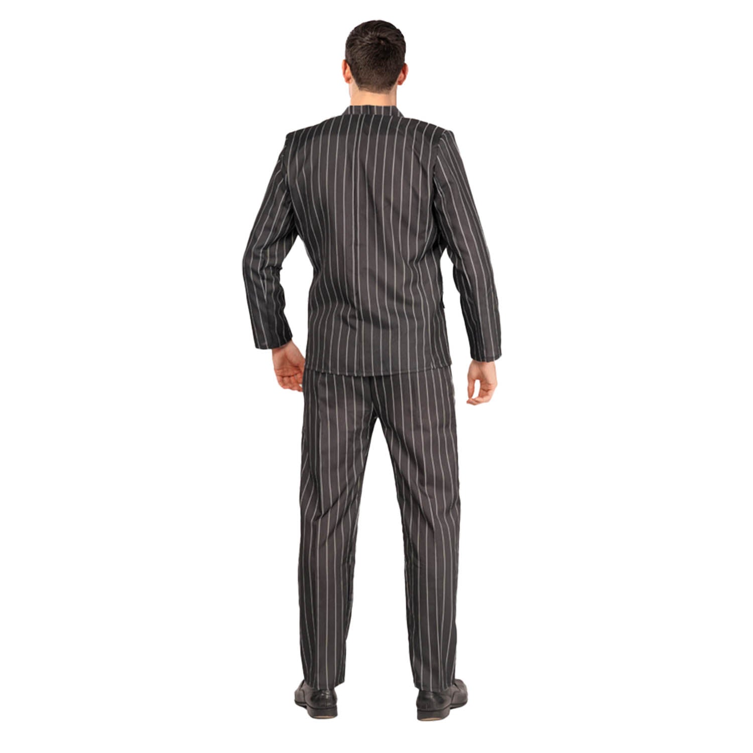 Adult Black Pinstripe Suit Costume