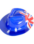 Plastic Australian Flag Trilby Hat
