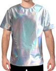 Adult Iridescent T-Shirt (Silver)