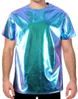 Adult Iridescent T-Shirt (Purple/Blue)
