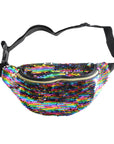 Rainbow Sequin Bum Bag