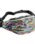 Rainbow Sequin Bum Bag