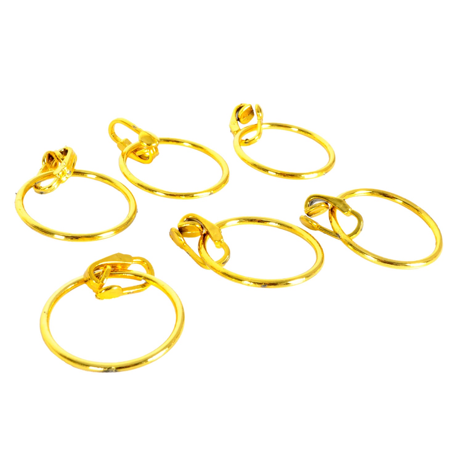 Pirate Clip On Earrings (6pk) Gold