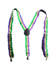 Sequin Suspender (Purple Green Gold)