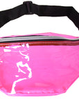 Pink Transparent Bum Bag