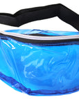 Blue Transparent Bum Bag