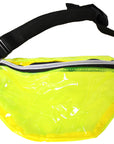 Yellow Transparent Bum Bag