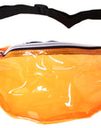 Orange Transparent Bum Bag