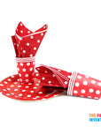 Red Polka Dot Tableware Set