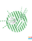 Green Stripe Tableware Set