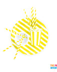Yellow Stripe Tableware Set