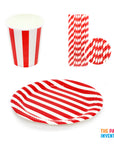 Red Stripe Tableware Set