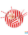 Red Stripe Tableware Set