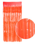 Neon Tinsel Curtain (Red)