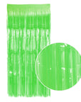 Neon Tinsel Curtain (Green)