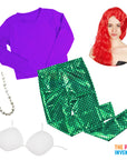Children Mermaid Costume Kit