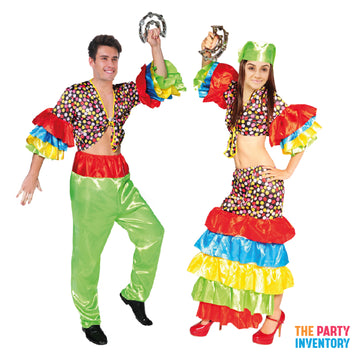 Adult Rumba Couple Costume Set