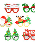 Merry Christmas Glasses Photo Prop Kit (6 pack)